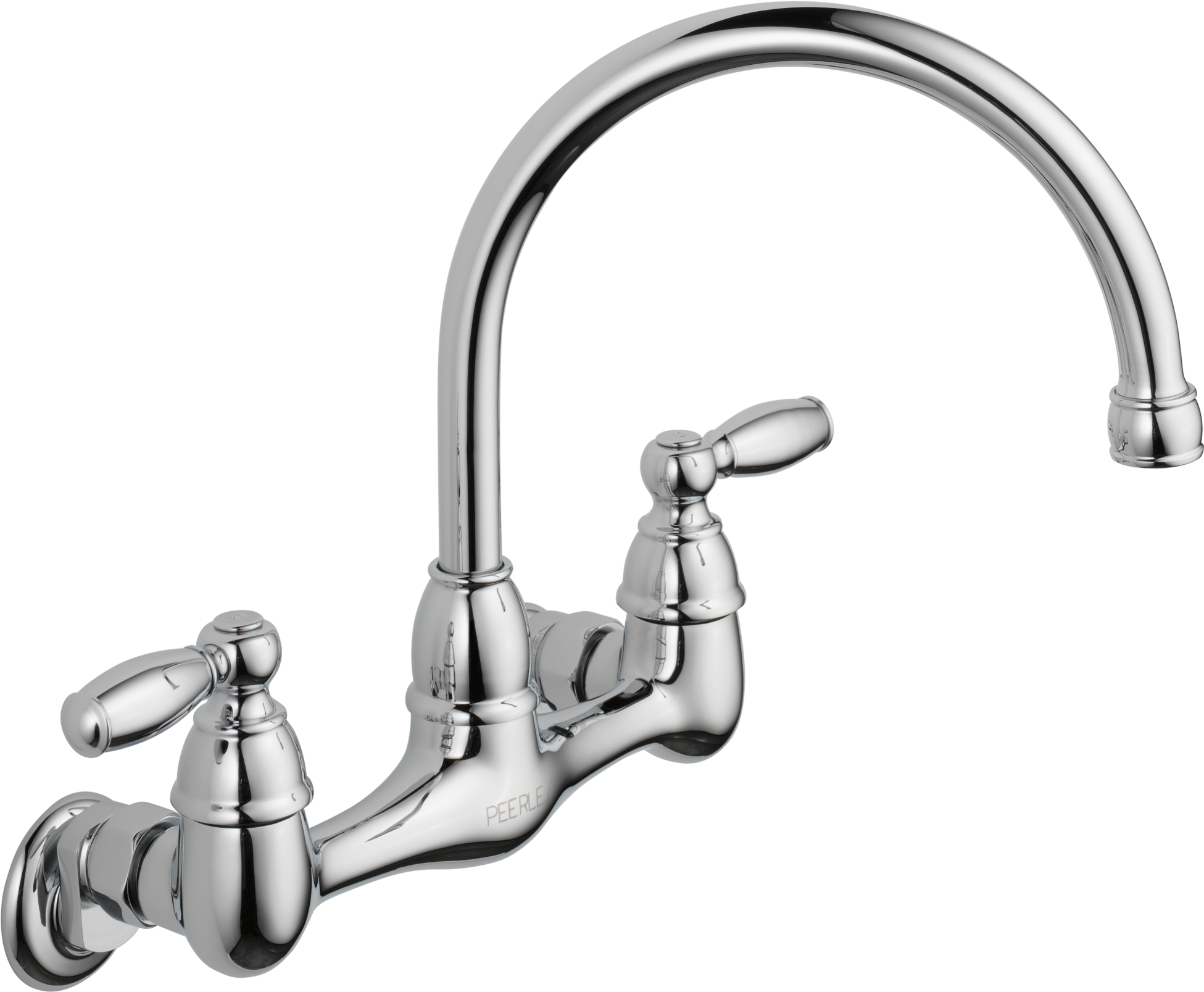 P299305lf-b1 - - Peerless Choice P299305lf Double Handle Wall Mounted (2000x2000), Png Download