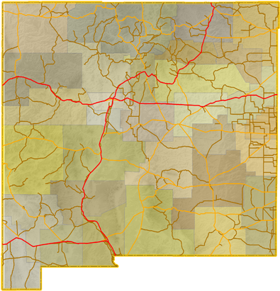 Sitemap To All Highway Guides Covering Roads Across - Map (420x432), Png Download