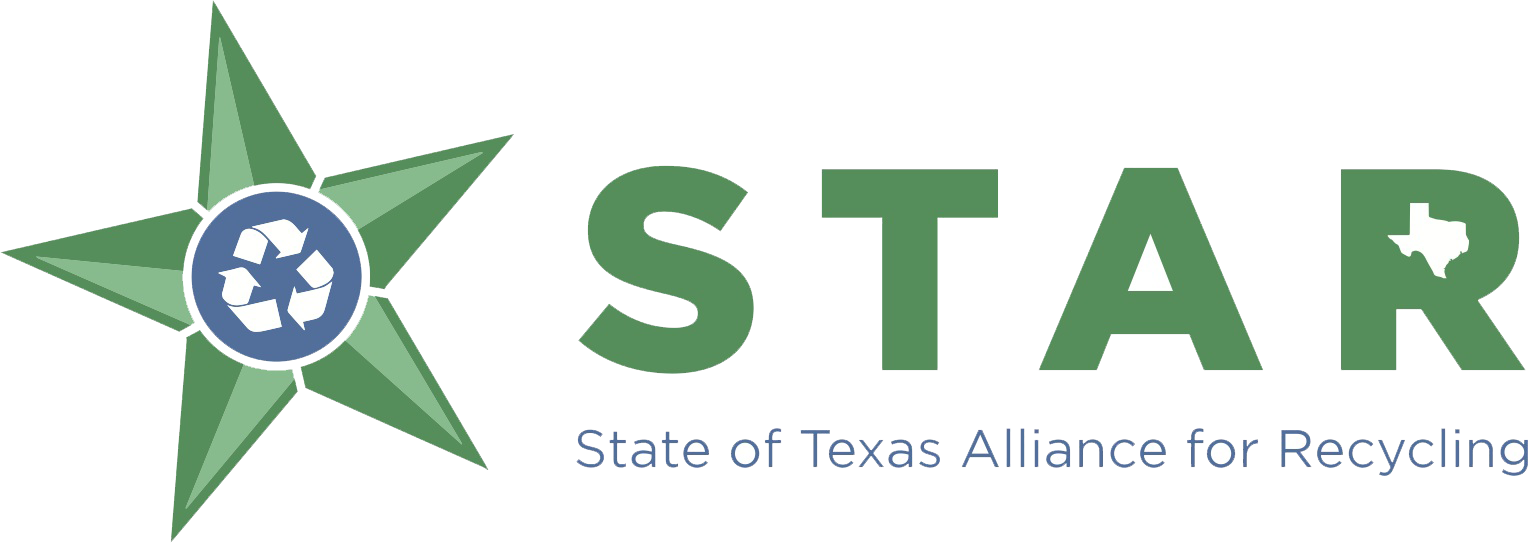 State Of Texas Alliance For Recycling Logo - Sign (1529x543), Png Download