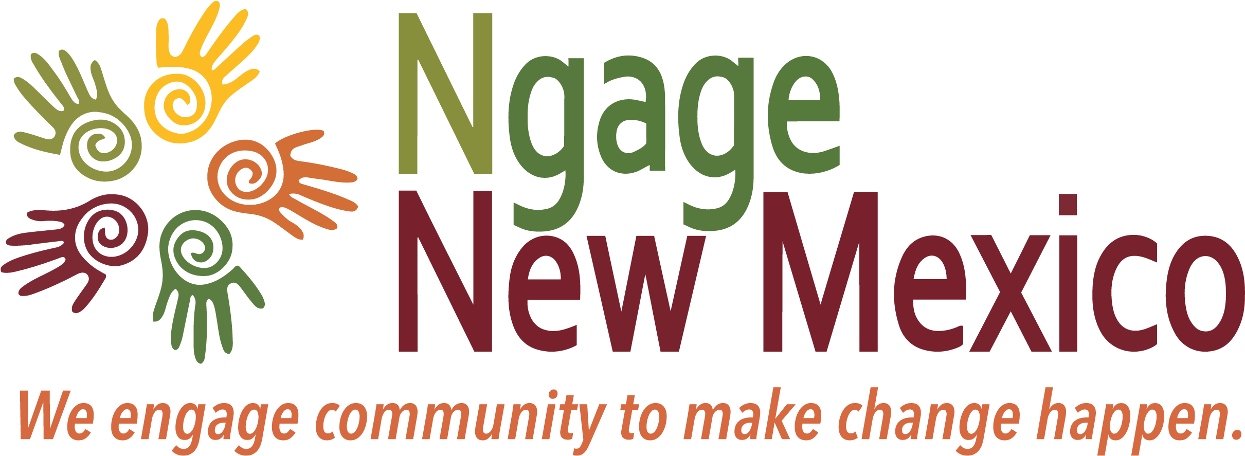 Ngage Logo W Tagline 01 - Look For The Helpers Tile Coaster (2559x939), Png Download