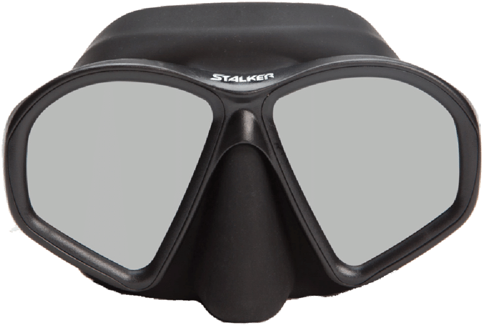 Xs Scuba - Stalker Mask-black (1000x1000), Png Download