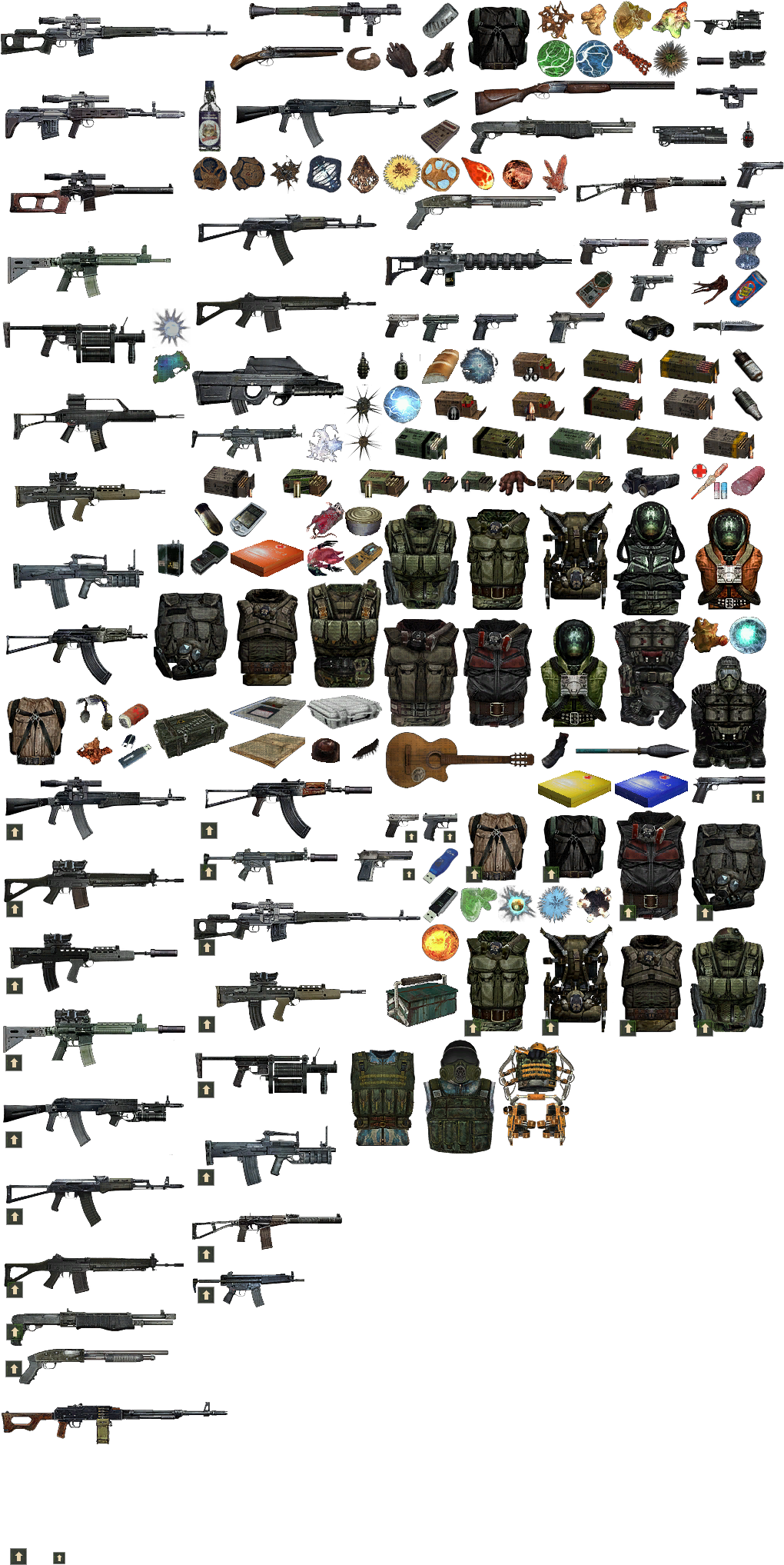 Stalker Wallpapers Clear Sky Inventory Icons (1024x2048), Png Download