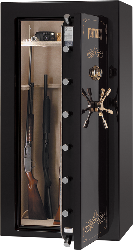 Vault Titan Vault - Gun Safe (588x1039), Png Download