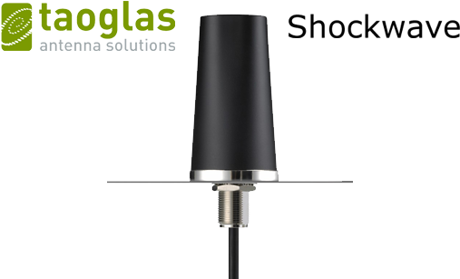 Taoglas Shockwave Wideband Permanent Mount Antenna - Taoglas Cggp.18.2.a.02 Gps/glonass Patch Antenna, Pin (832x319), Png Download