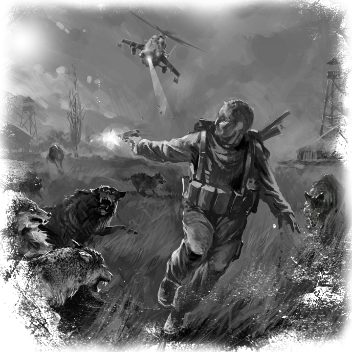 Stalker Concept Art - Stalker Shadow Of Chernobyl (720x720), Png Download