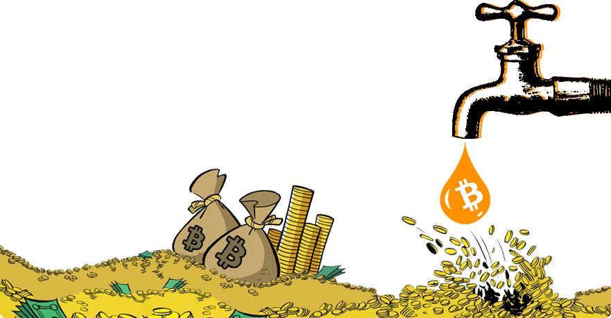 Bitcoin-faucet - Faucets Bitcoin (881x458), Png Download