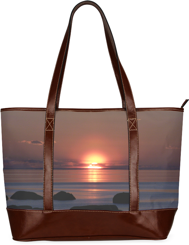 Shockwave Sunset Tote Handbag - Find Your Voice Fashion Designed Tote Handbag (1000x1000), Png Download