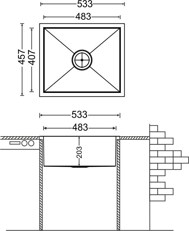 3638n 100 21 X 18 X - Diagram (608x741), Png Download