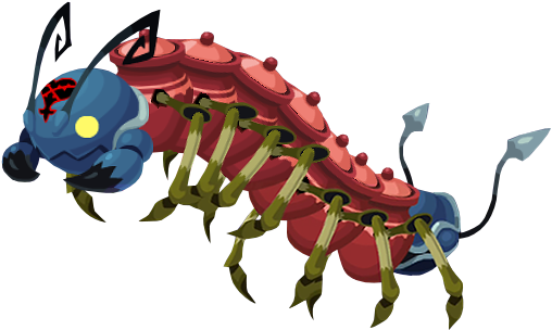 Pot Centipede - Kh Jar Centipede (531x327), Png Download