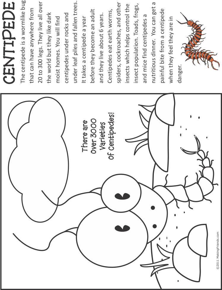 Bug Coloring Page - Girl Scouts Of The Usa (748x985), Png Download