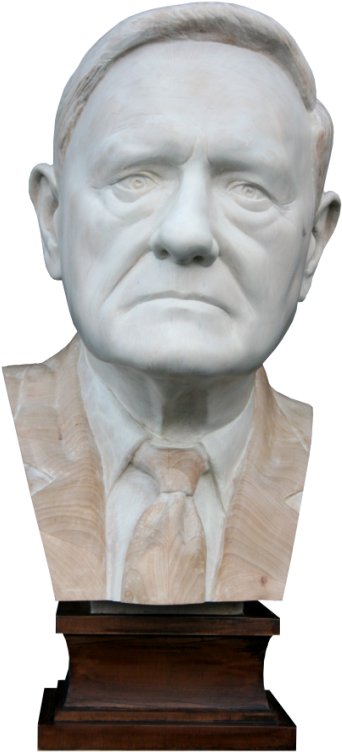 5 Axis Milling Bust - Valdas Adamkus (406x800), Png Download