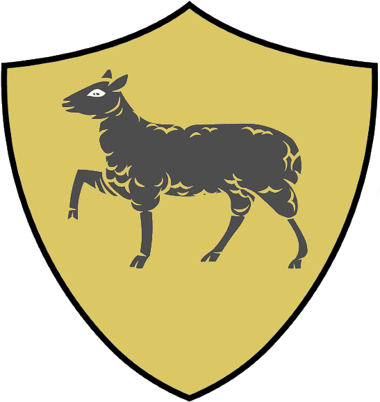 Lamb - Heraldry (634x700), Png Download