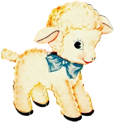 Little Lamb 378×405 Pixels - Little Lamb Clip Art (378x405), Png Download