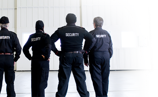 Jn Security A Premier Certified Security Group Company - Black Security Guards (520x320), Png Download