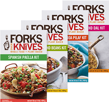 We Supply The Grains And Spices, You Just Add The Veggies - Forks Over Knives (376x376), Png Download