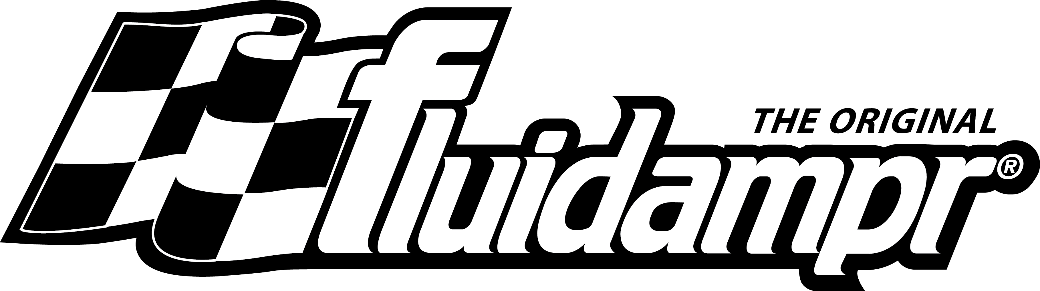 94-07 Dodge Cummins Trucks - Fluidampr Logo Jpg (3636x1019), Png Download