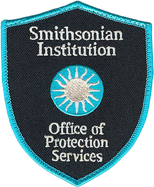 Image Of The Si Office Of Protection Services Badge - Smithsonian Institution (325x392), Png Download