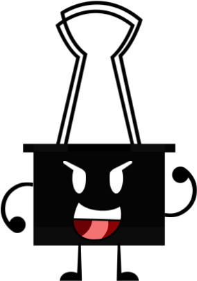 Binder Clippy - Cartoon (960x720), Png Download