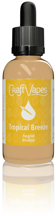 Tropical Breeze By Craft Vapes - Crème Anglaise (1024x1024), Png Download