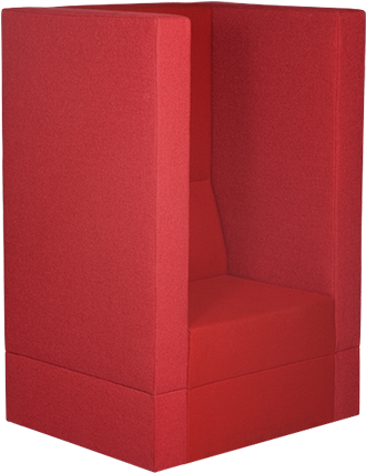 Bricks Telephone Fauteuil Red Skew Privacy Modular - Chair (906x545), Png Download
