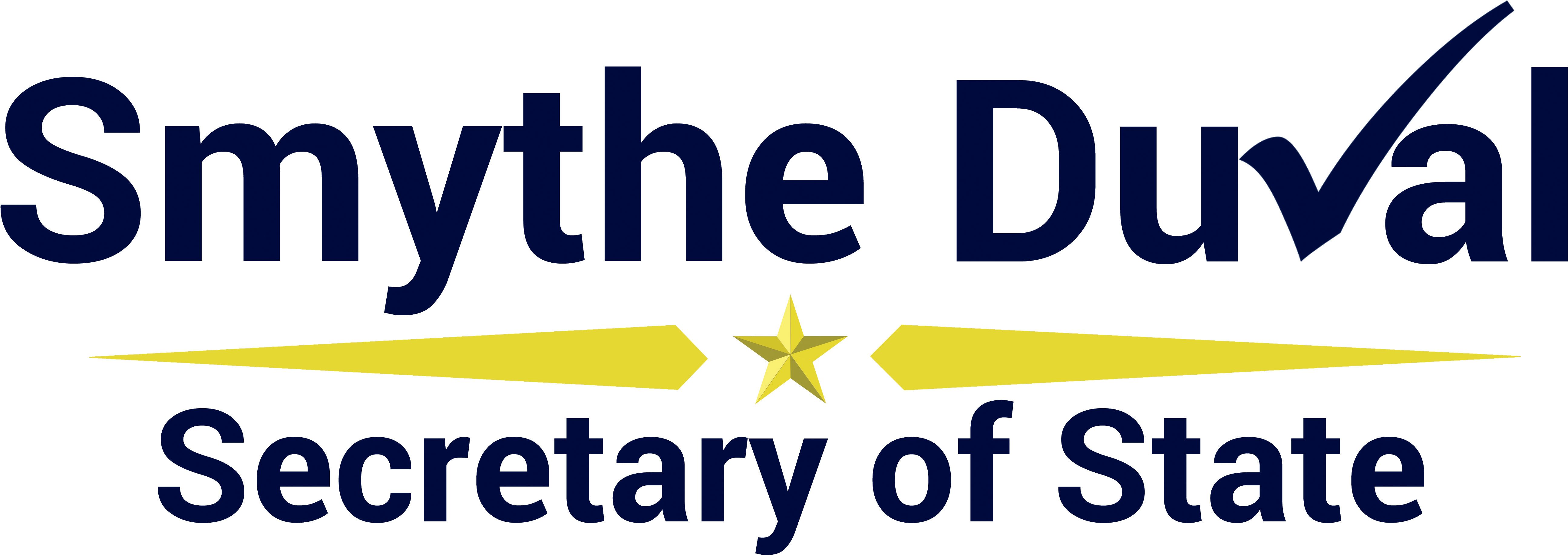 Smythe Duval For Georgia Secretary Of State - Playstation (5400x1869), Png Download