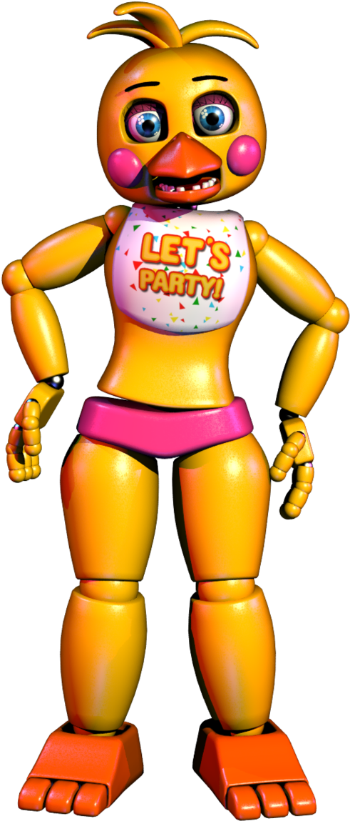 Toy Chica - Dibujo De Freddy (670x1191), Png Download