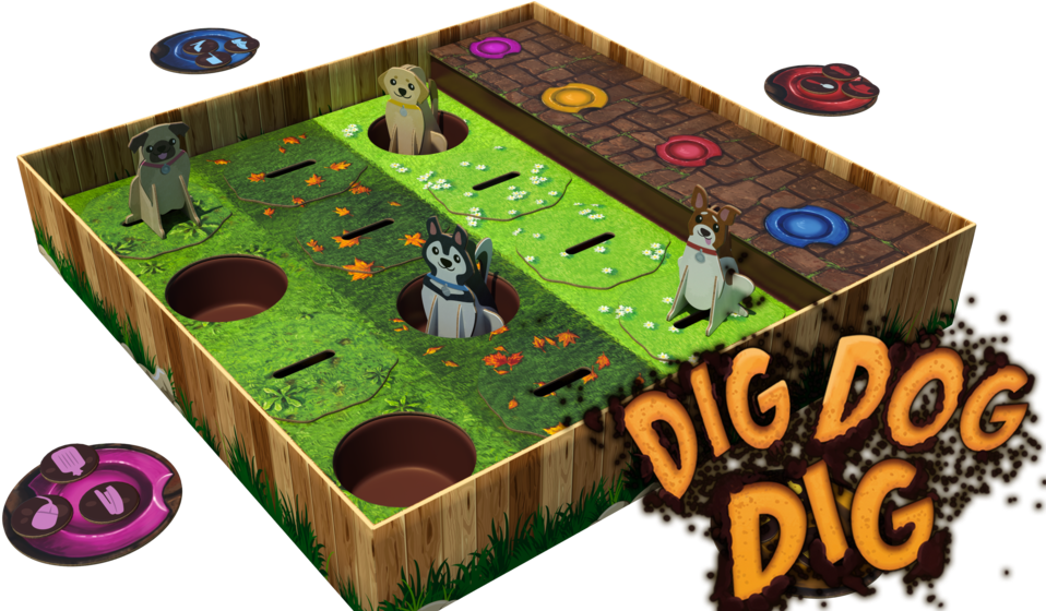 Dig Dog Dig - Dog (1000x559), Png Download