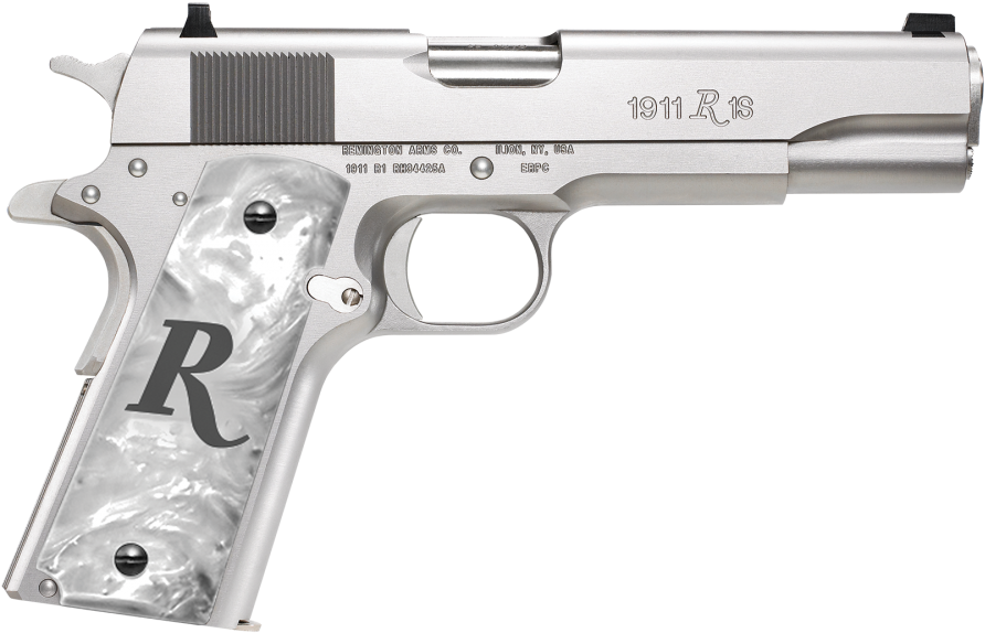 Remington 1911 - Remington 1911 R1 Stainless (1000x1194), Png Download