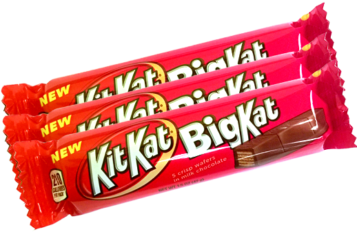 Kit Kat Big Kat Candy Bar - Kit Kat Big Kat Crisp Wafers, In Milk Chocolate - 1.5 (574x574), Png Download