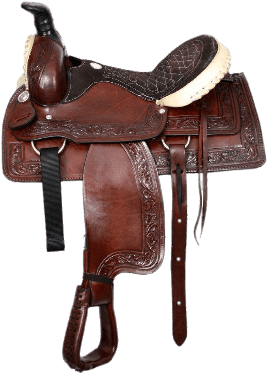 Objects - Western Saddles (550x756), Png Download