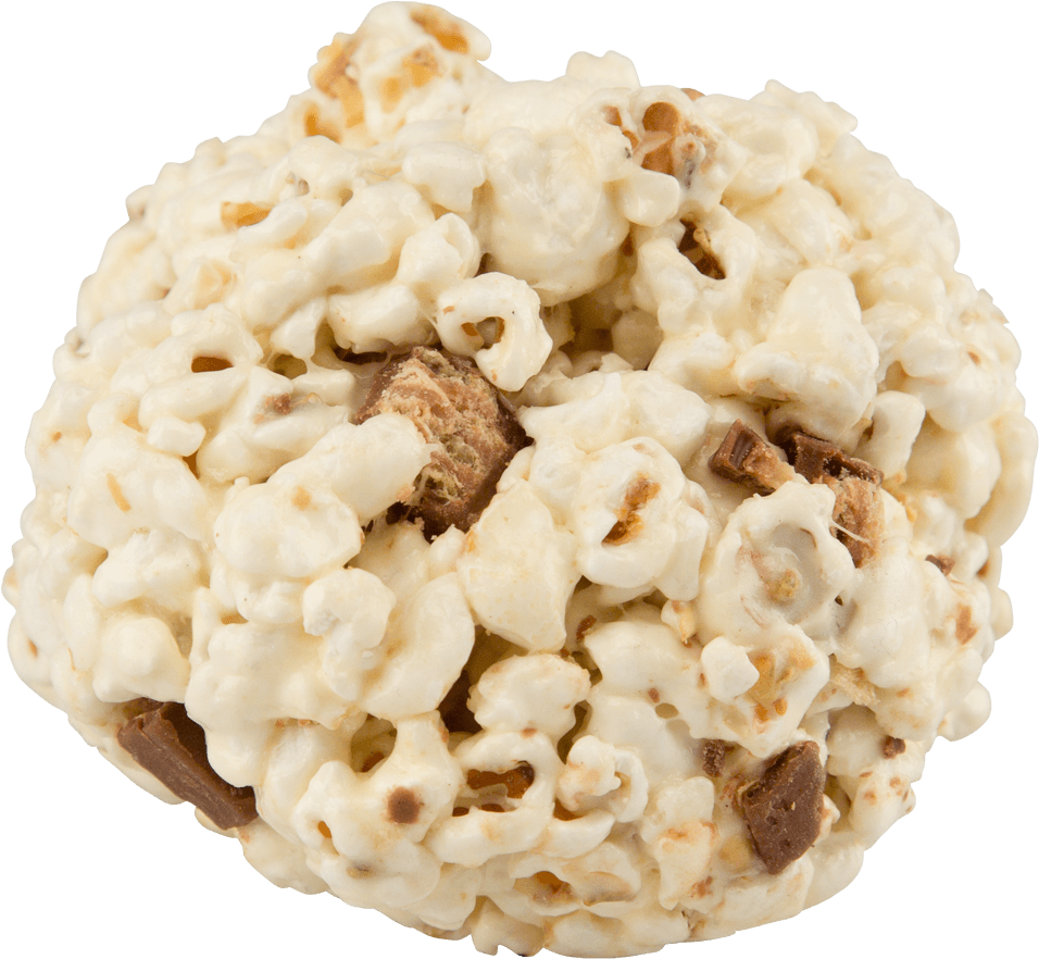 Farmer Jon's Popcorn Balls With Chopped Kit Kat - Popcorn Ball Png (1400x1400), Png Download