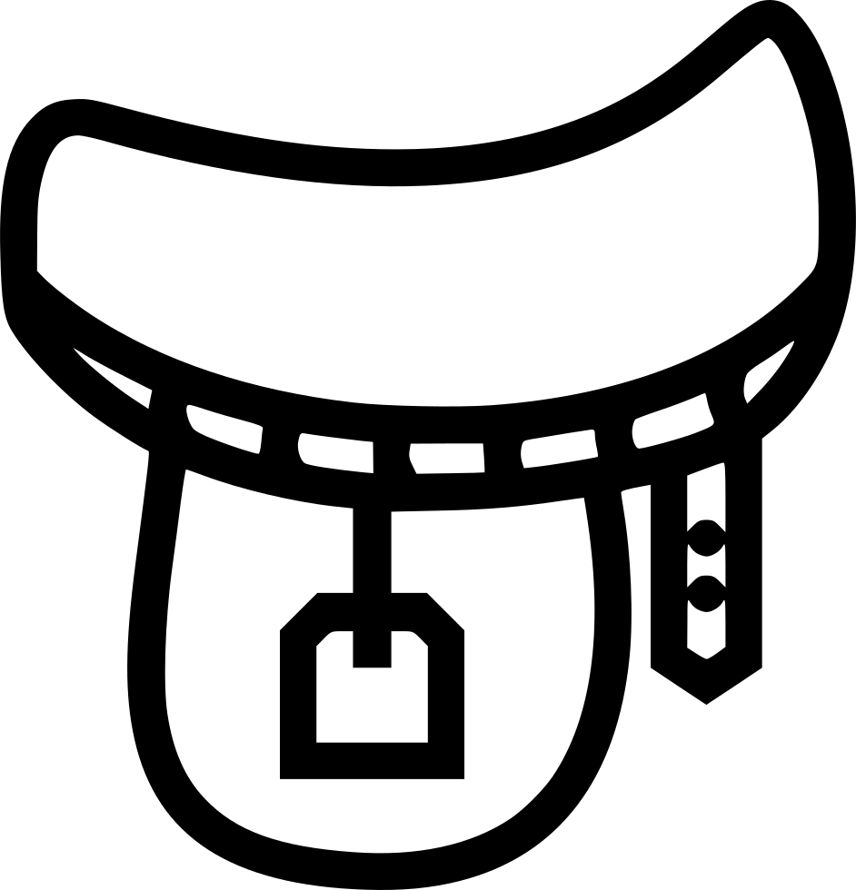 Png File - Saddle Svg (942x980), Png Download