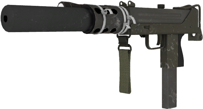 Smgw 2 - Silenced Uzi (678x408), Png Download