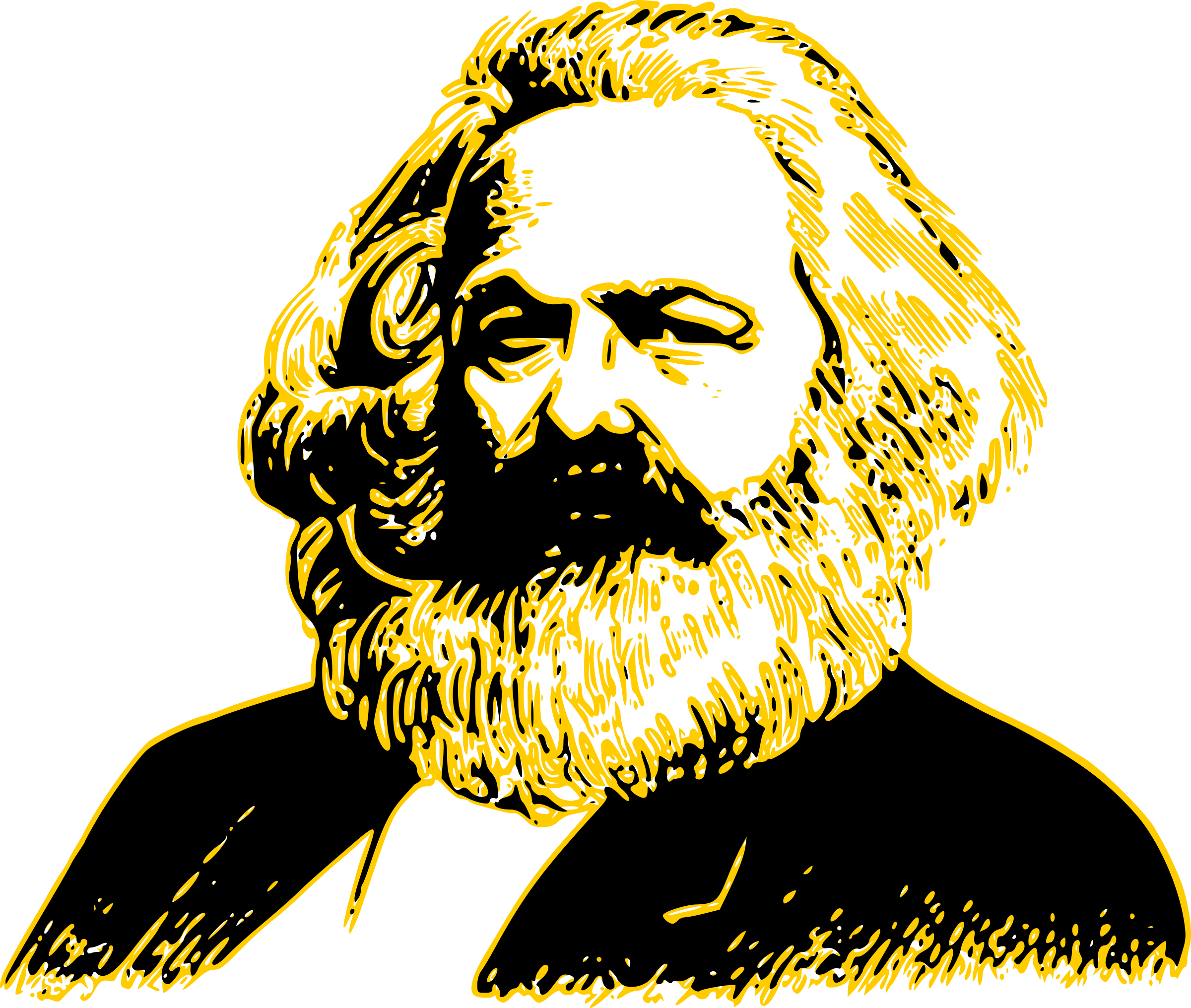 This Free Icons Png Design Of Karl Marx (2400x2031), Png Download