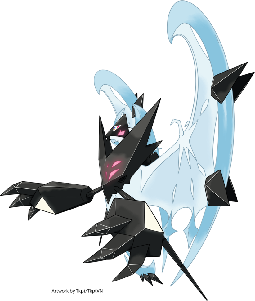 #792 Lunala - Dawn Wings Necrozma Png (822x971), Png Download
