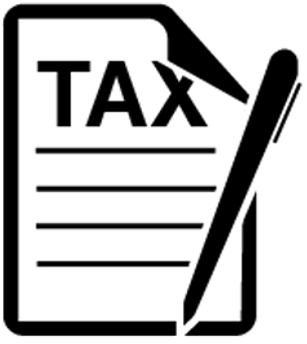 Black And White Taxes Clipart Tax Bill - Tax Png Black And White (800x400), Png Download