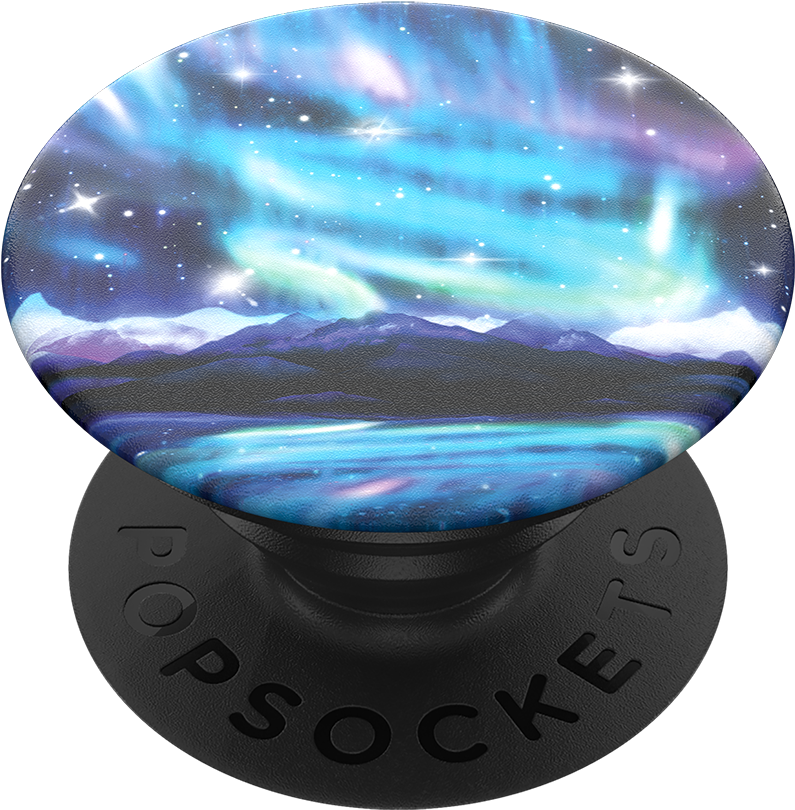 Northern Lights, Popsockets - Popsockets (989x1000), Png Download