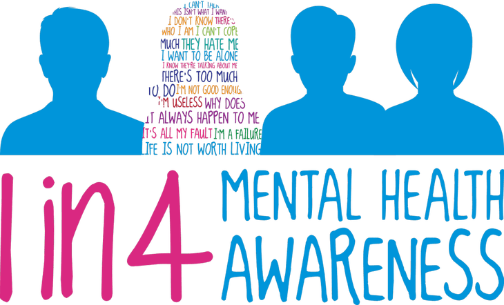 Mental Health Awareness - Mental Health Awareness Month Uk (730x442), Png Download