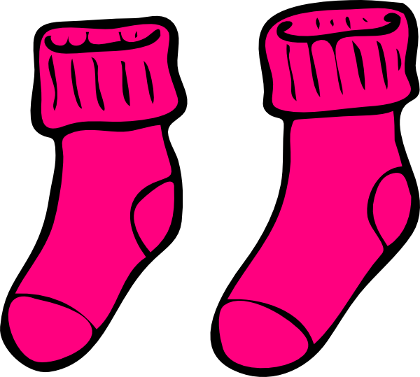 Clip Arts Related To - Socks Clipart (600x539), Png Download