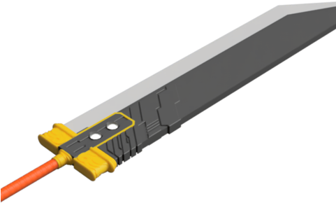 3d Model Final Fantasy Vii - Final Fantasy 7 Buster Sword (480x480), Png Download