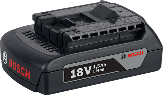 Gba 18v - Bosch Professional 18v 1.5ah Battery (18v-li - 1.5ah) (560x326), Png Download