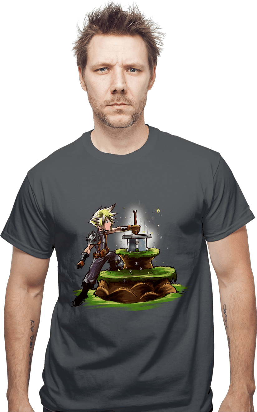 The Buster Sword In The Stone - Grinch T Shirt Stealing Christmas (930x1322), Png Download