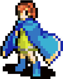 Gba Fe Er Sky - Fire Emblem Lute Gif (370x360), Png Download