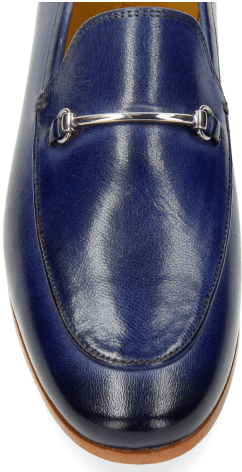 Loafers Scarlett 1 Venice Moroccan Blue Trim Nickel - Slip-on Shoe (477x477), Png Download