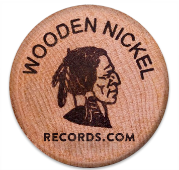 Wooden Nickel Records Logo (356x338), Png Download