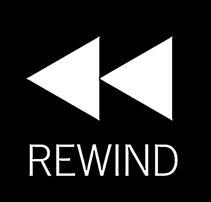 Rewind Download Png Image - Rewind Arrows Png White (716x686), Png Download
