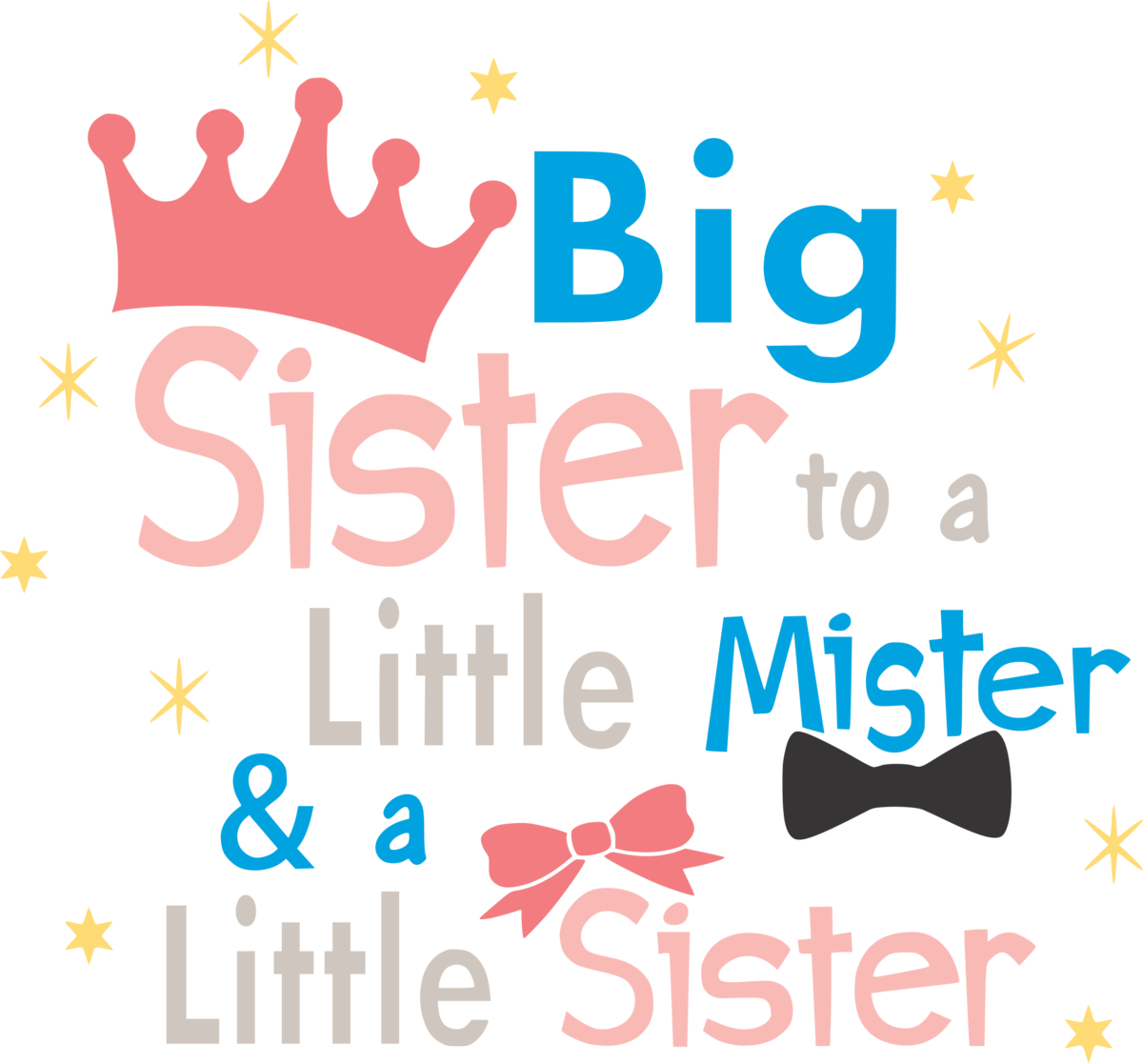 Gender Reveal Shirts For Big Sister (1200x1117), Png Download