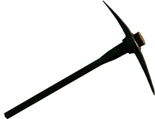 Acu Pickaxe - Blade (518x426), Png Download
