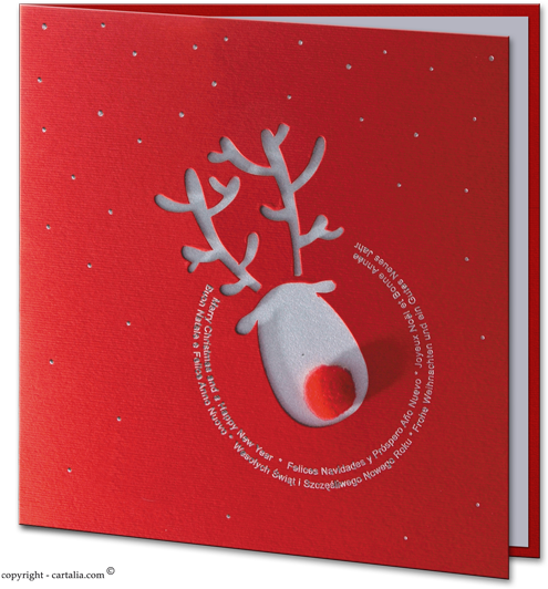 Red Laser Rudolph - Rudolph (550x550), Png Download