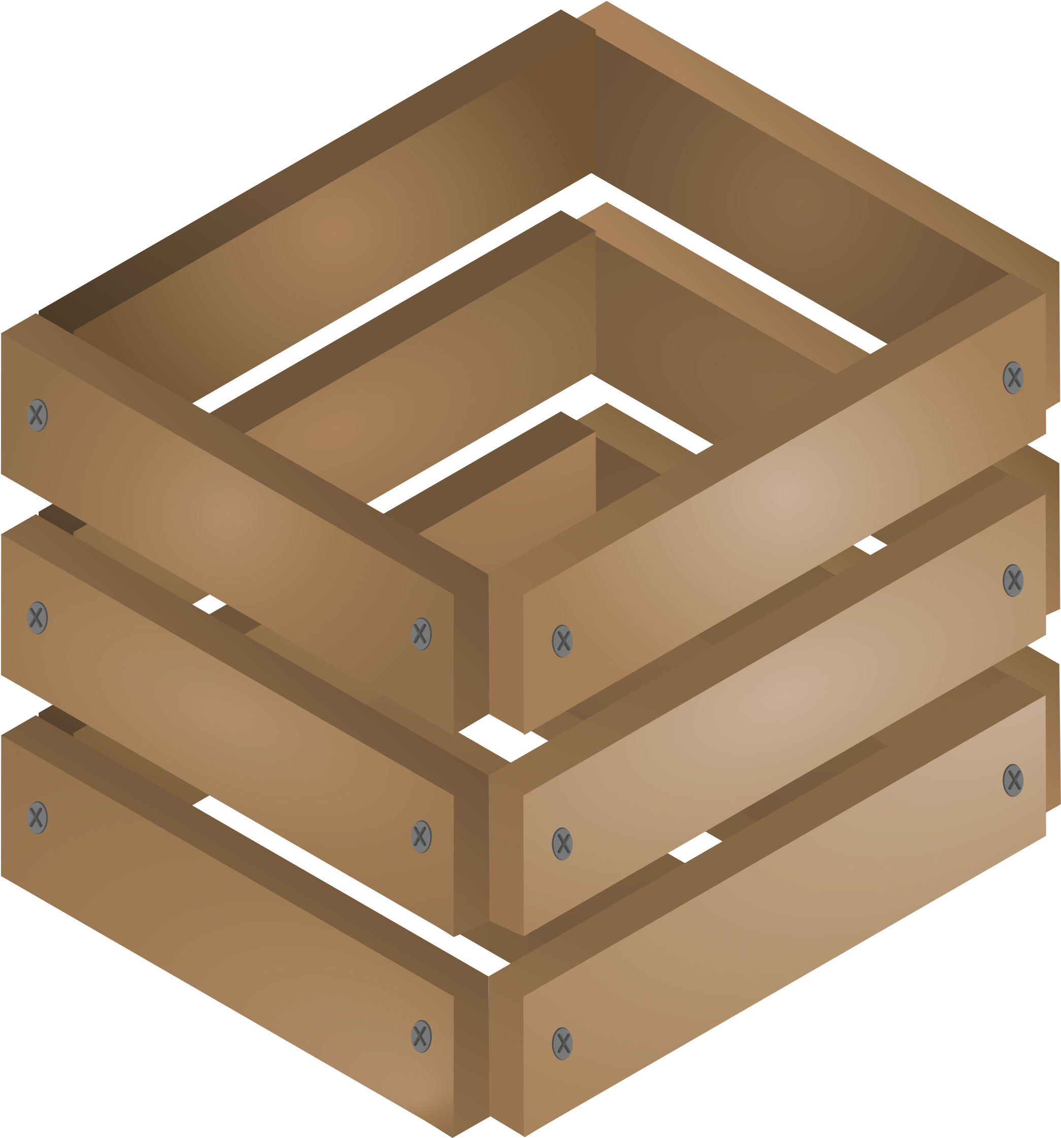 Crate - Clipart - Wooden Crate Clipart (2400x2400), Png Download